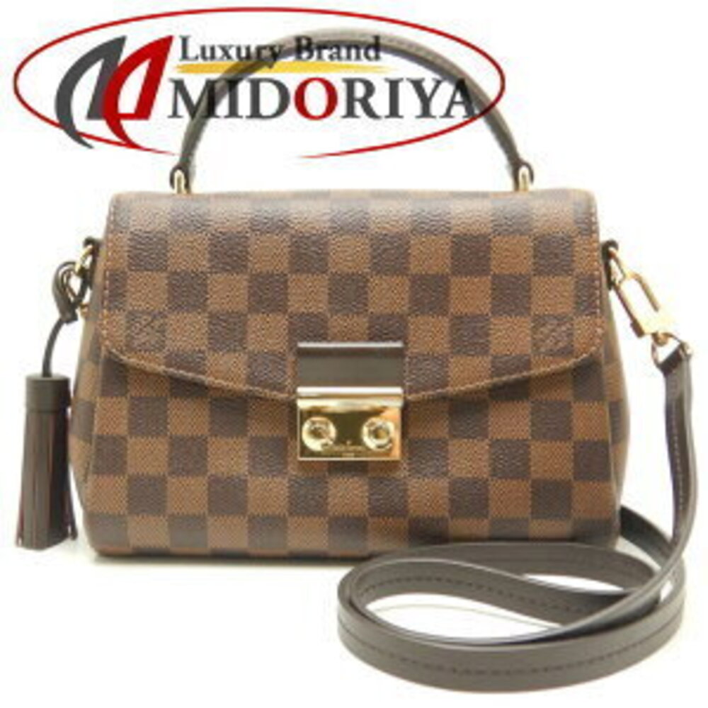 Louis Vuitton Damier Croisette Handbag Brown
